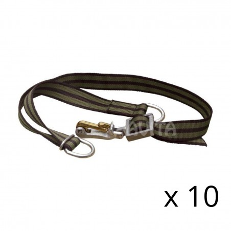 SWISS collar for calves 100 KSD with a SWISS carabiner x 10 pcs.