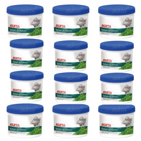 Balsam pieprzowo-mietowy do wymion Avita 500 ml x 12 szt.