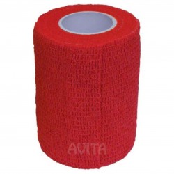 Animal bandage 10 cm x 4.5 m red