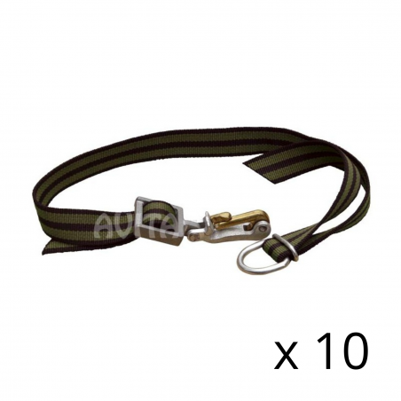 SWISS colar for calves 85 KSD with a SWISS carabiner x 10 pcs.