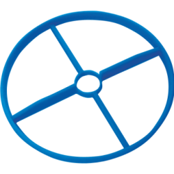 Cedzidło plastikowe fi 125 mm - zakrętka filtra