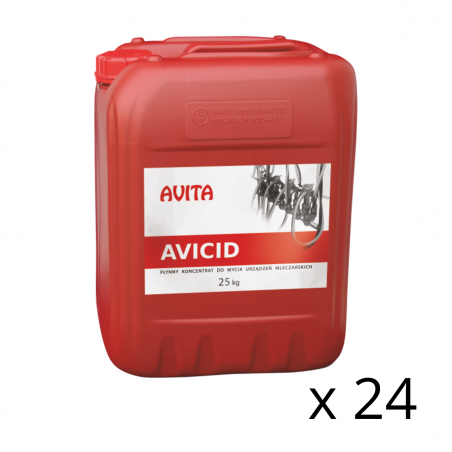 Авицид 25 кг x 12 шт.-жидкий щелочной концентрат для мытья и дезинфекци