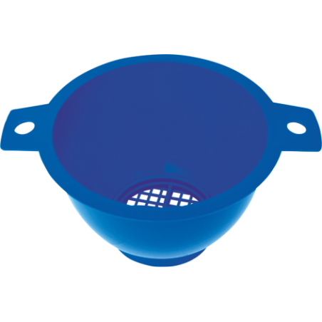 Cedzidło plastikowe fi 95 mm - niebieskie - kpl