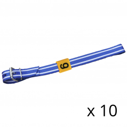 Идентификационный ошейник Premium 100 KS-10шт.