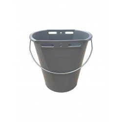 Bucket 8 l grey with AVITA logo