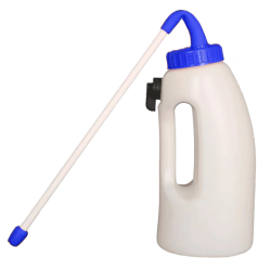 Adjustable bottle 4 l with a probe