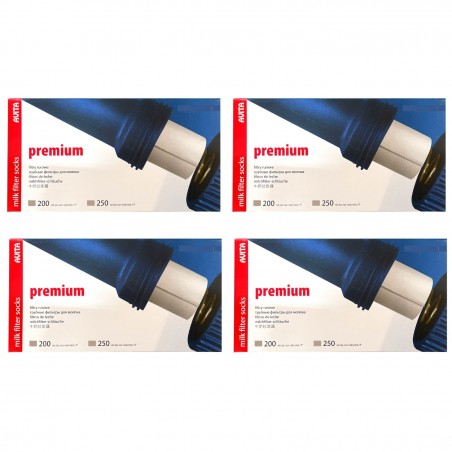 Filtry rurowe PREMIUM 455 x 75 mm /60g/m2 - 250 szt. x 4 szt.