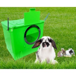Plastic house for a rabbit
