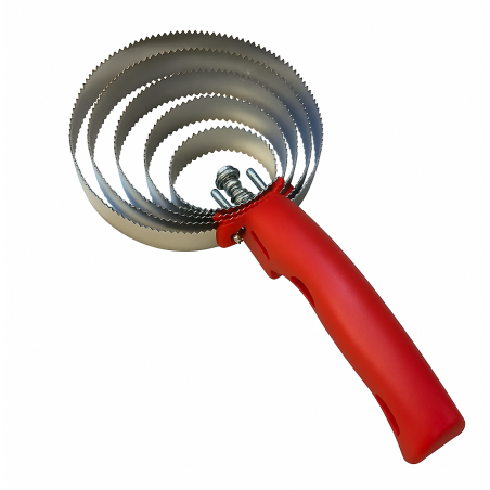 Reversible curry comb 5 spirals
