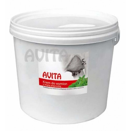 Krem do wymion Avita z miętą pieprzową 5 l