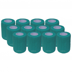 Animal bandage 10 cm x 4.5 m green x 12 pcs.