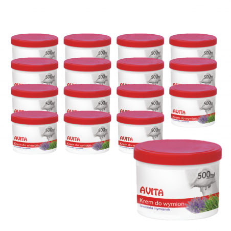 Avita Udder Cream with Lavender and Thyme 500 ml x 12 pcs.