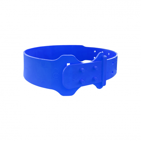 Opaska identyfikacyjna dla owiec plastikowa - niebieska 56 cm