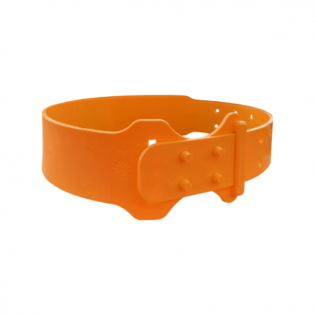 Opaska identyfikacyjna dla owiec plastikowa - pomarańczowa 56 cm