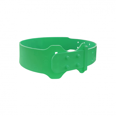 Sheep identification band plastic - green 56 cm