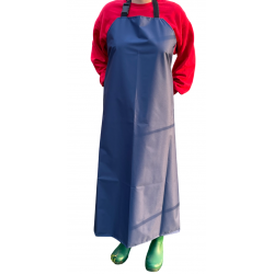 PVC milking apron 125/100 blue