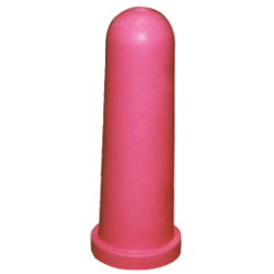 Bucket for calves - rubber teat - red (+)