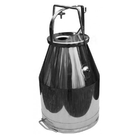 Milking can (set) - steel 25 l