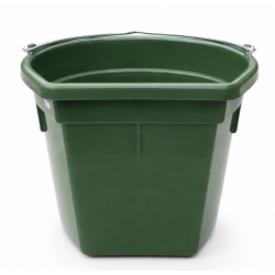 Wiadro, żłób plastikowy płaski (karmidło) z uchwytem 20 l