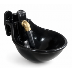 Cast iron drinking bowl with pipe valve 1,6 L