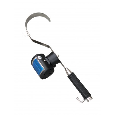 Steel hanger of the milking apparatus with a pneumatic pulsator