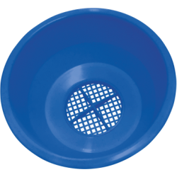Plastic strainer fi 115 mm - blue - kpl