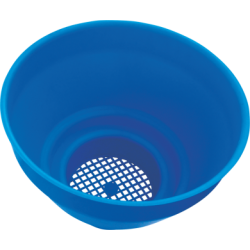 Plastic strainer fi 160 mm - blue - set