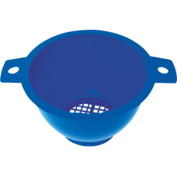 Plastic colander fi 95 mm - blue - set