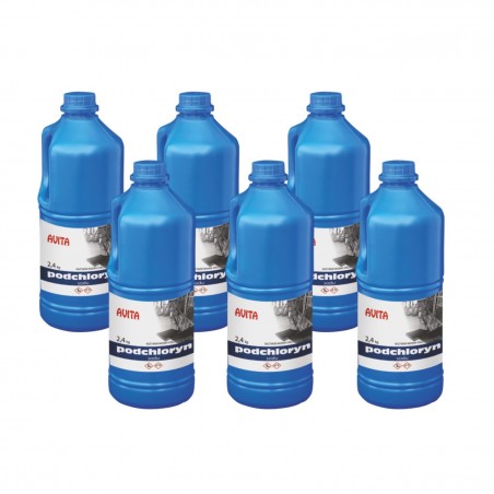 Sodium hypochlorite 2.4 kg x 6 pcs.