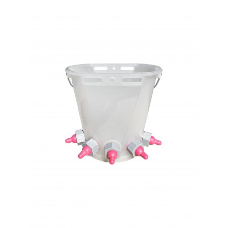 Bucket for lambs transparent - 5 teats