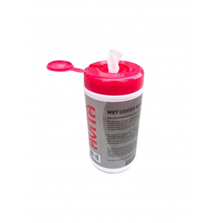 Wet wipes for udders in a box of 150 sheets, 20x15 cm