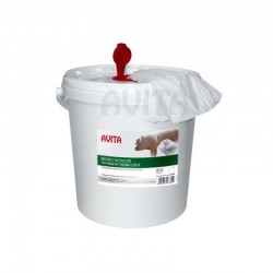 Bucket with wet sow vulva hygiene paper 1000 leaves, 20 x...