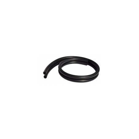 Double air tube black 0.8 m