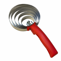 Reversible curry comb 5 spirals