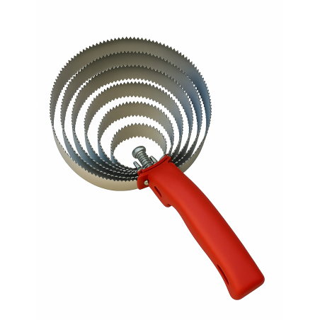 Reversible curry comb 6 spirals