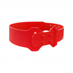 Sheep identification band plastic - red 56 cm