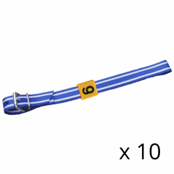 Identification collar 120 KS x 10 pcs.