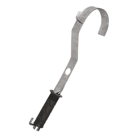 Steel, hydraulic type hanger of the milking cluster