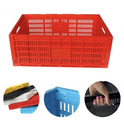 Foldable crate for transporting 240 eggs