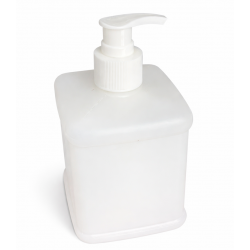 Butelka z pompką dozującą 500 ml kwadratowa