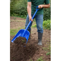 Plastic one-piece shovel large