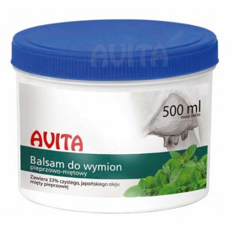 Avita Peppermint Udder Balm 500 ml
