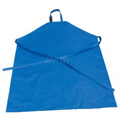 Milker apron PVC 120/80 blue
