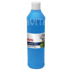 SuperMint azul en una botella de 500 ml